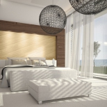 Extravagant Exclusive Design Bedroom with sea view